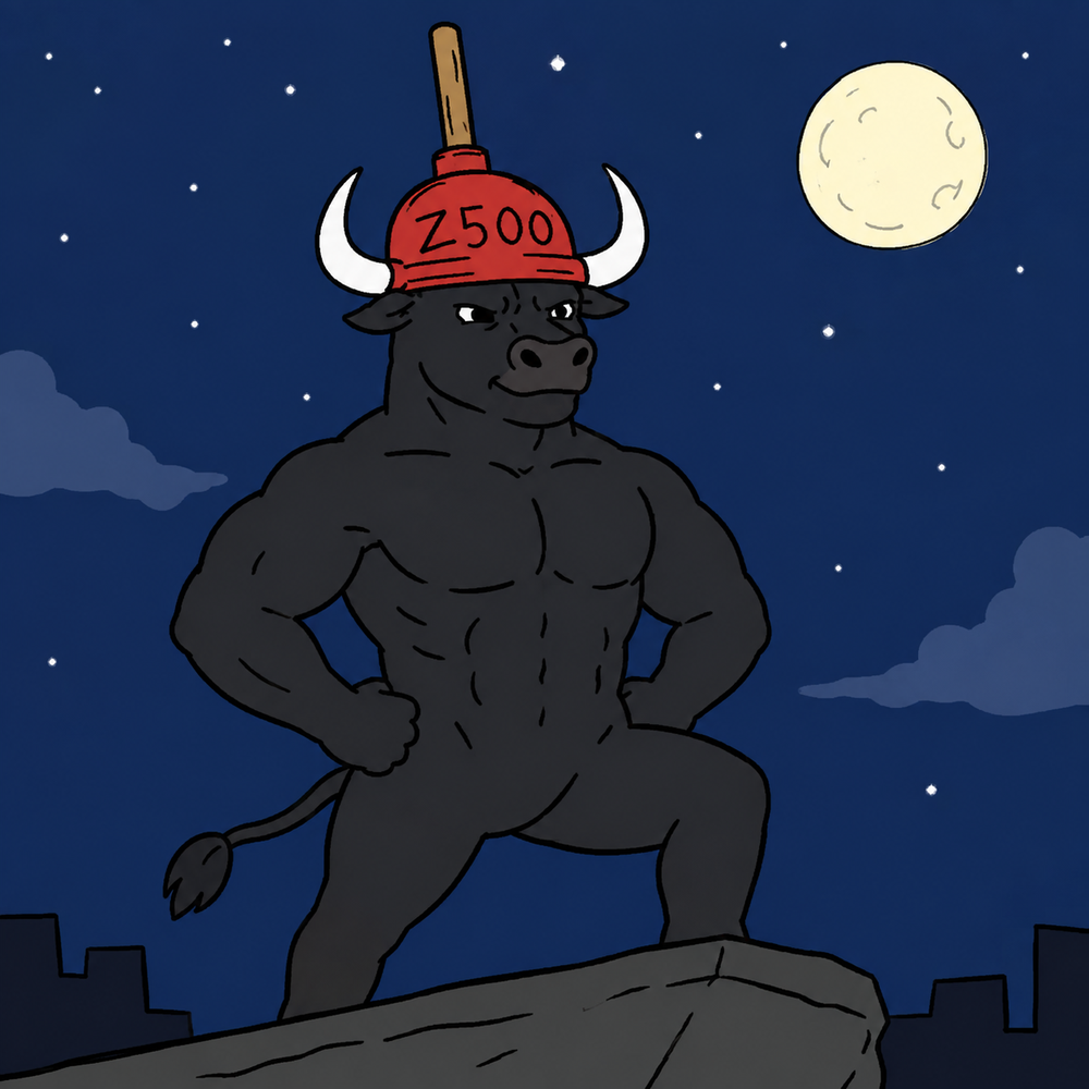 ZPLUMBER standing under the moon